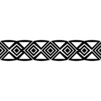Geometric Border, Art Deco Pattern, Minimalist - Textile vector
