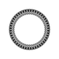 Geometric Circle Pattern, Minimalist , Circular Motif, Minimalism vector