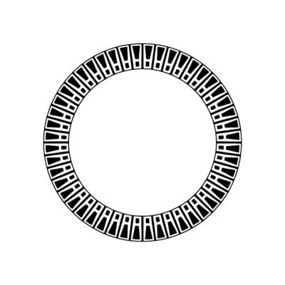 Geometric Circle Pattern, Minimalist , Circular Motif, Minimalism