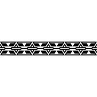 Geometric Deco Border, Minimalist Pattern, Subtle Texture - Linear vector