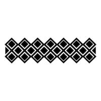 Geometric Diamond Border, Minimalist, Element vector