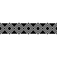 Geometric Deco Border, Minimalist Pattern, alternate version 30 vector