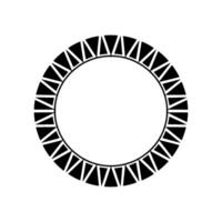 Geometric Circle Frame, Minimalist , Modern Pattern - Abstract vector