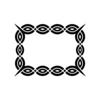 Intricate Tribal Border, Elegant , Minimalist Frame vector