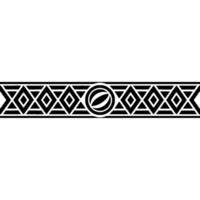 Geometric Deco Border, Celestial Motif vector