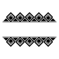Geometric Deco Border, Minimalist, alternate version 14 vector