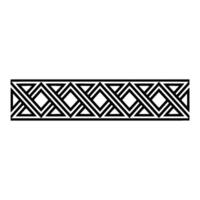 Geometric Deco Border, Minimalist Pattern, Elegant, Composition vector