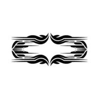 Dynamic Tribal Border, Abstract , Minimalist Style vector