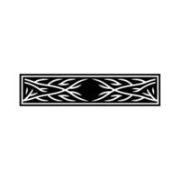 Elegant Branch Border, Vintage Element vector