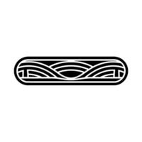 Abstract Wave Emblem, Minimalist , Oceanic Symbol vector