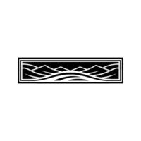 Geometric Mountainscape Emblem, Vintage Style, Mountains vector