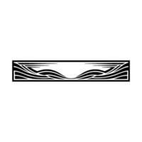 Abstract Wave Horizon, Geometric Minimalism, Serene Landscape vector