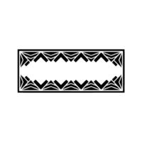 Geometric Deco Border, Modern Element vector