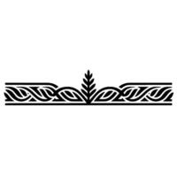Intricate Celtic Border, Elegant Decorative Element, Linear vector
