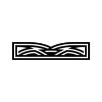 Geometric Waveform, Minimalist , Abstract Landscape vector