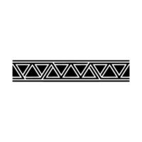 Geometric Deco Border, Minimalist, alternate version 15 vector