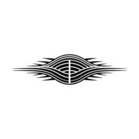Abstract Wave Symbol, Dynamic Energy, Minimalist vector