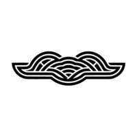 Minimalist Wave Crest Emblem, Modern Aquatic Symbol vector
