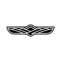 Geometric Mountain Crest, Minimalist Emblem, Abstract vector