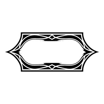 Art Deco Frame, Elegant Ornament, Vintage , Minimalist Border, Pattern