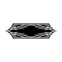 Intricate Thorn Border, Vintage Element vector