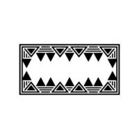 Geometric Deco Frame, Minimalist, Triangle vector