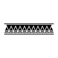 Geometric Deco Border, Minimalist , Stylized Pattern, Symmetrical vector