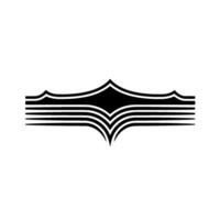 Geometric Wave Crest, Minimalist vector
