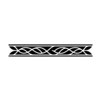 Intricate Celtic Border, Vintage Ornamentation - Textile vector