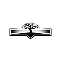 Emblematic Tree Growth, Heritage, and Resilience vector