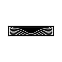 Abstract Waveform, Minimalist , Fluid Motion vector