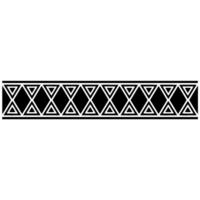 Geometric Deco Border, Minimalist Pattern, alternate version 35 vector