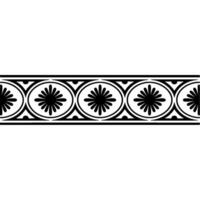 Geometric Border, Classical Motif, Stylized Ornamentation vector
