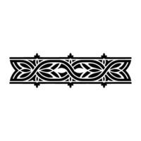 Intricate Celtic Border, Elegant Ornamentation, Vintage - Foliage vector