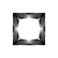 Geometric Radial Frame, Subtle Gradient, Minimalist vector