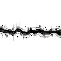 Abstract Circuitry, Minimalist Tech Pattern vector