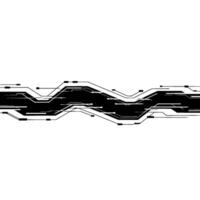 Abstract Circuitry Wave, Minimalist Tech Pattern vector