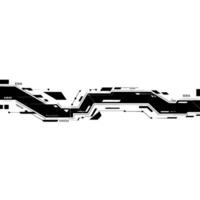 Geometric Circuit Pathway, Minimalist vector