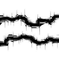 Geometric Wave, Abstract Line Art, Dynamic Tension vector