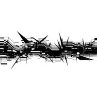 Fractured Network, Digital Geometry, Abstract Lines vector