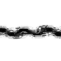 Abstract Circuit Flow, Digital Stream, Minimalist vector