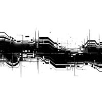Abstract Circuit Board Network, Minimalist vector