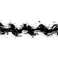 Abstract Circuitry, Minimalist Tech Pattern, Geometric vector
