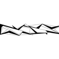 Abstract Geometric Wave, Minimalist vector