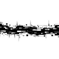 Abstract Circuitscape Minimalist Tech Grid vector