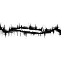 Stark Crown of Thorns, Minimalist Texture vector