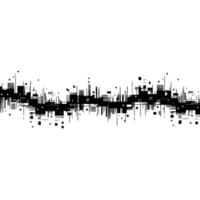 Geometric Cityscape, Minimalist Abstract Skyline vector