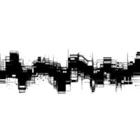 Abstract Cityscape, Linear Minimalism, Digital Grid vector