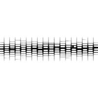 Minimalist Soundwave, Subtle Focus, Geometric Rhythm vector