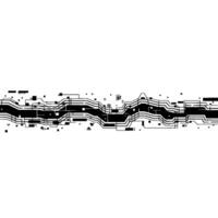 Abstract Circuit Landscape, Minimalist vector